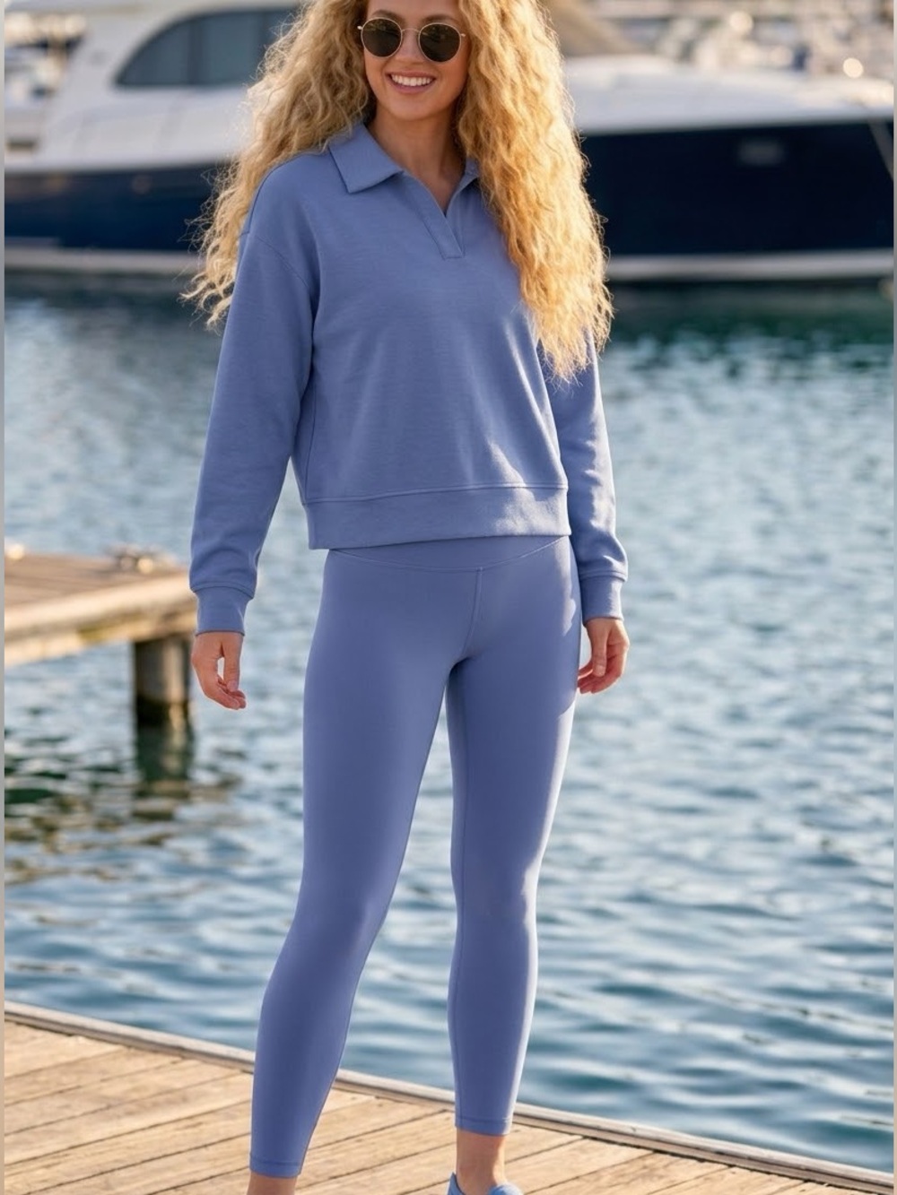 NWT Lululemon Align High-Rise Pant 25” Prep Blue Size 8